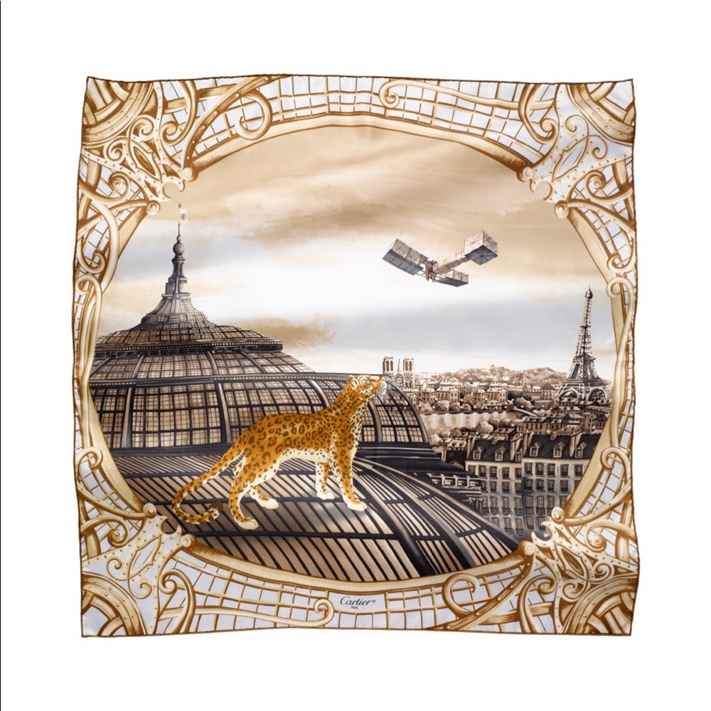 A Cartier Panther Scarf in excellent condition!